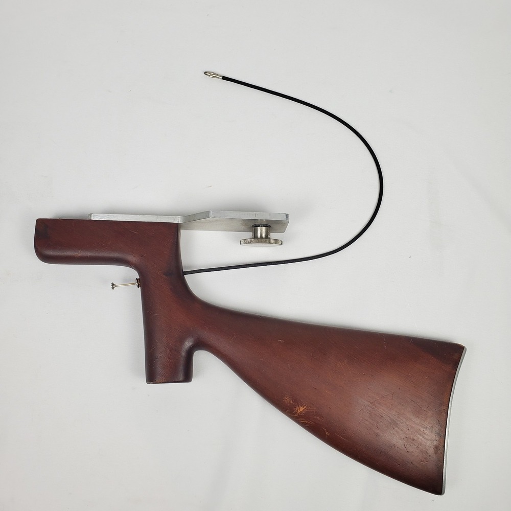 Vintage Wooden Photography Camera Rifle Gun Stock Mount - "photo sniper"